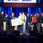 Spirit of Blue Presents Grant to Franklin Police Department on Grand Ole Opry Stage